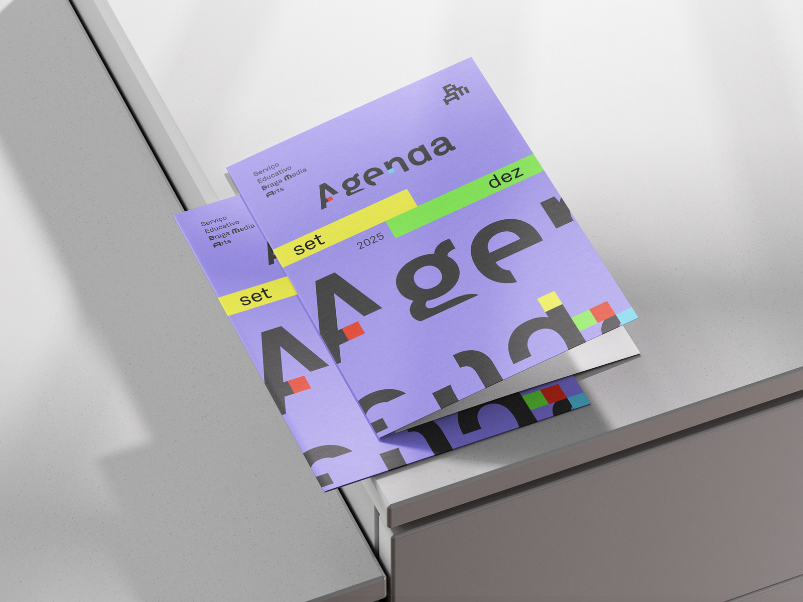 Braga Media Arts — Sistema visual, aplicação 1
