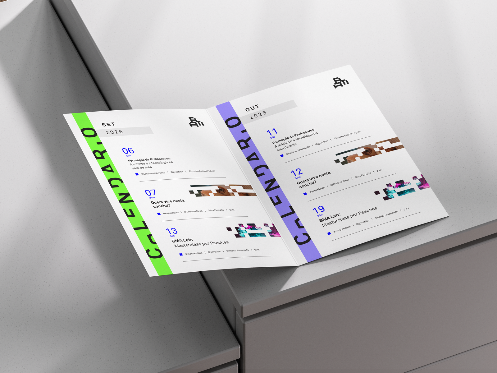Braga Media Arts — Sistema visual, aplicação 2
