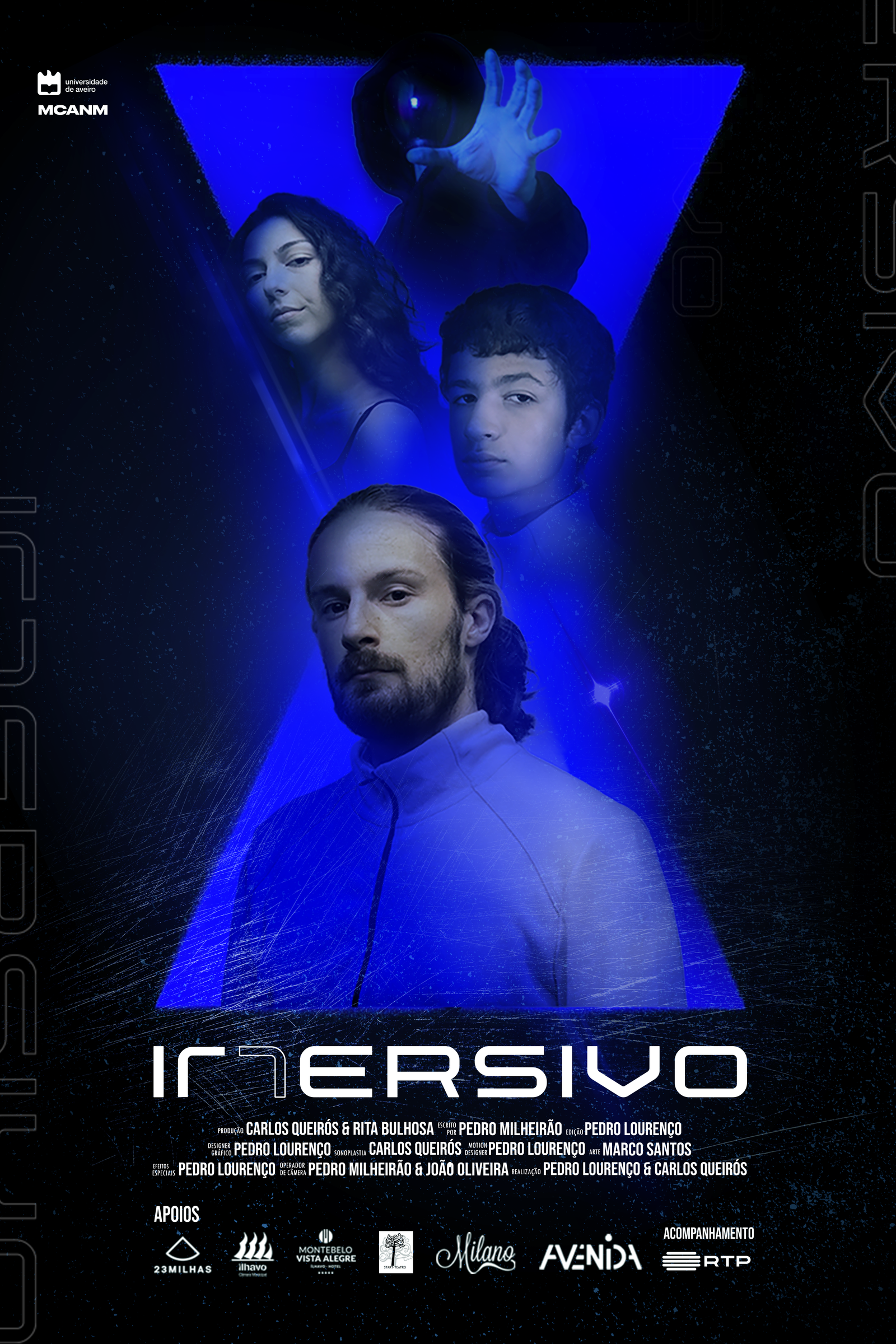 Cartaz oficial da websérie Imersivo
