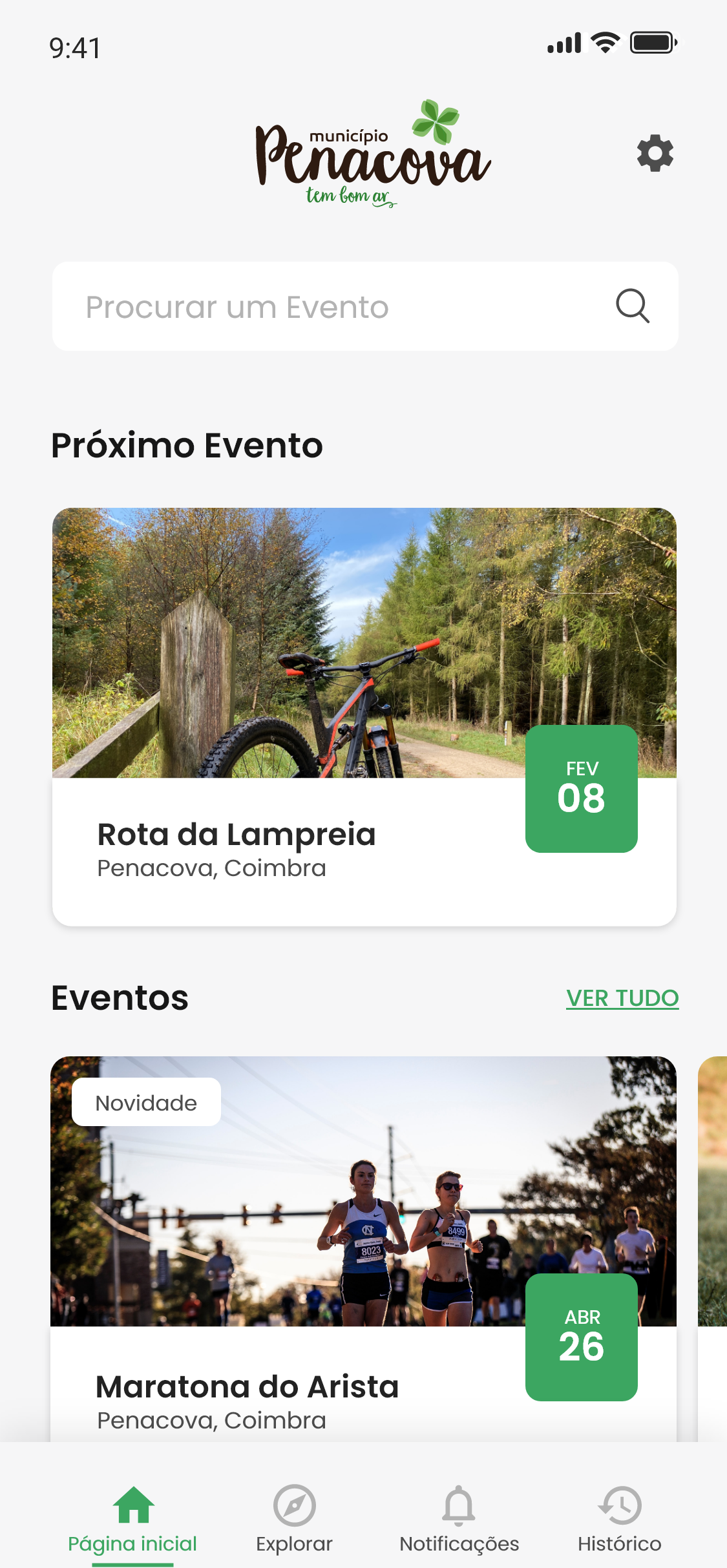 Mobile modo claro — página inicial