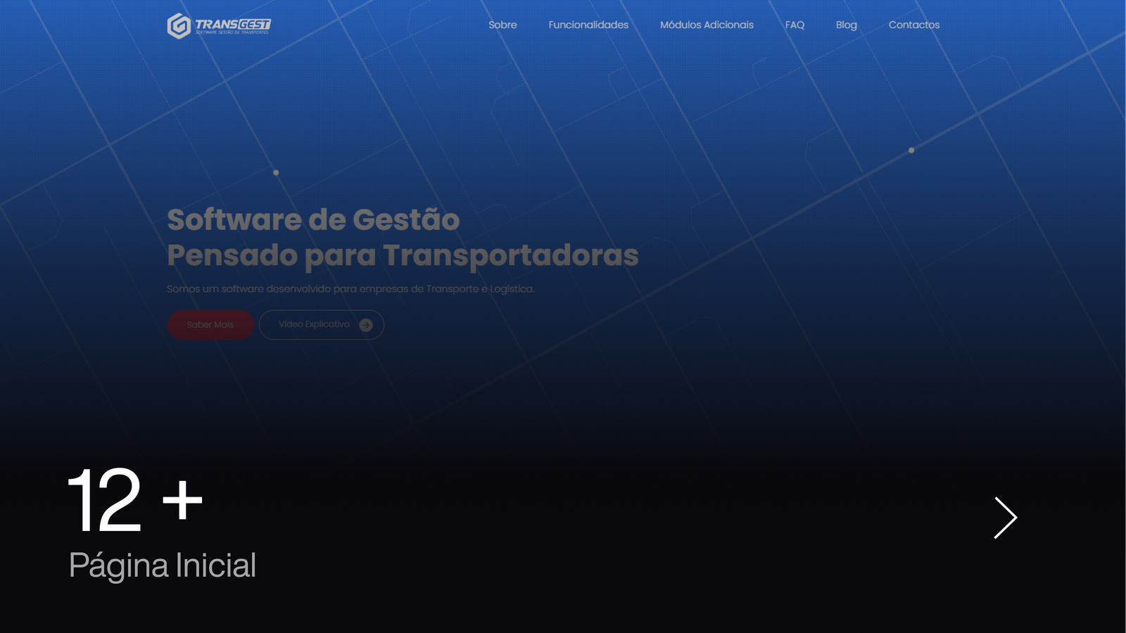 Transgest — ecrãs finais