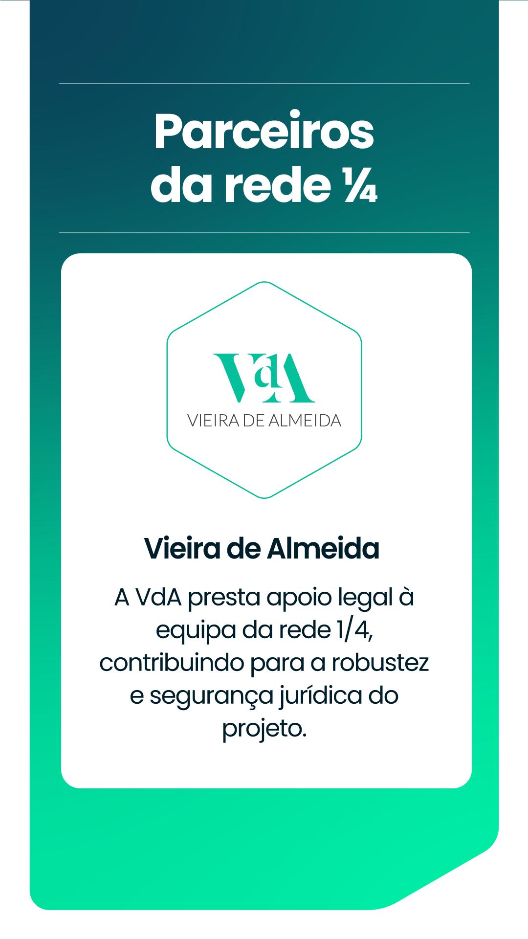 Rede 1/4 — parcerias